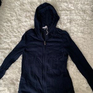 Smart wool zip up hoodie